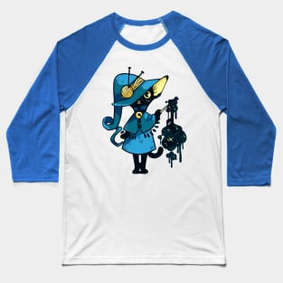 Cat Witch Baseball T-Shirt